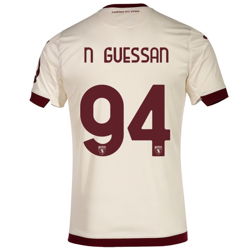 Niño Camiseta Ange Caumenan N'guessan #94 Champán 2ª Equipación 2023/24 La Camisa Argentina