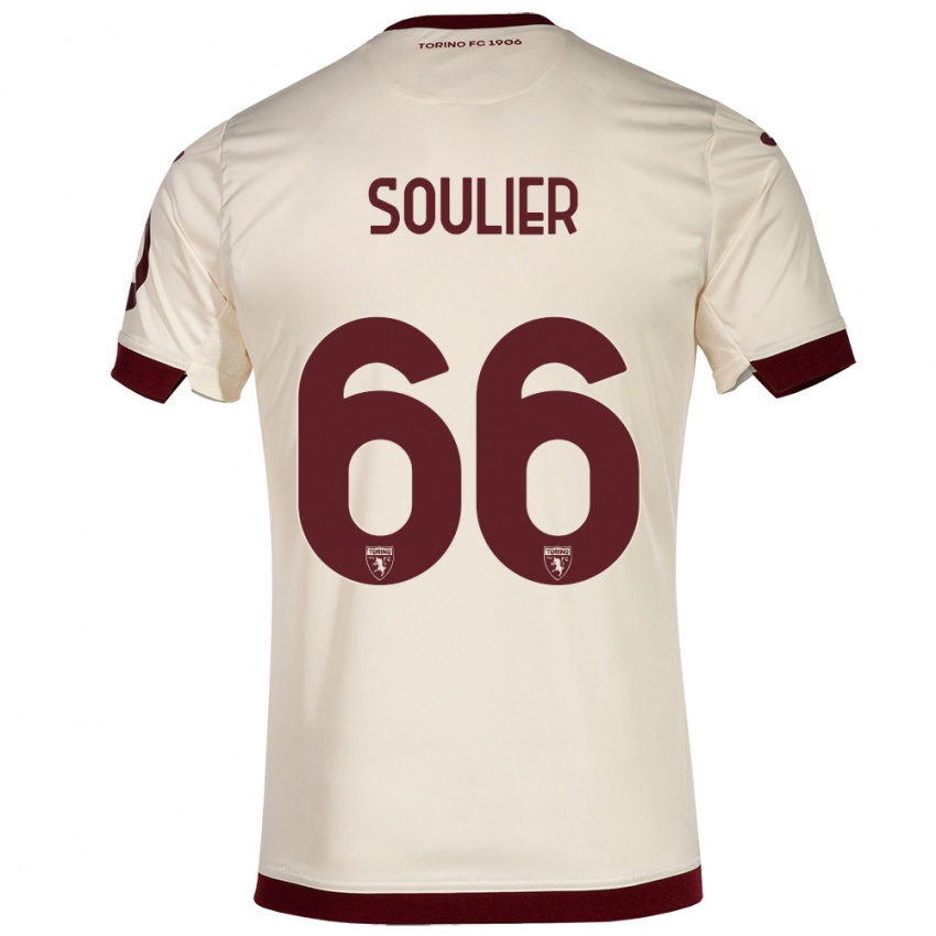 Niño Camiseta Evan Soulier #66 Champán 2ª Equipación 2023/24 La Camisa Argentina