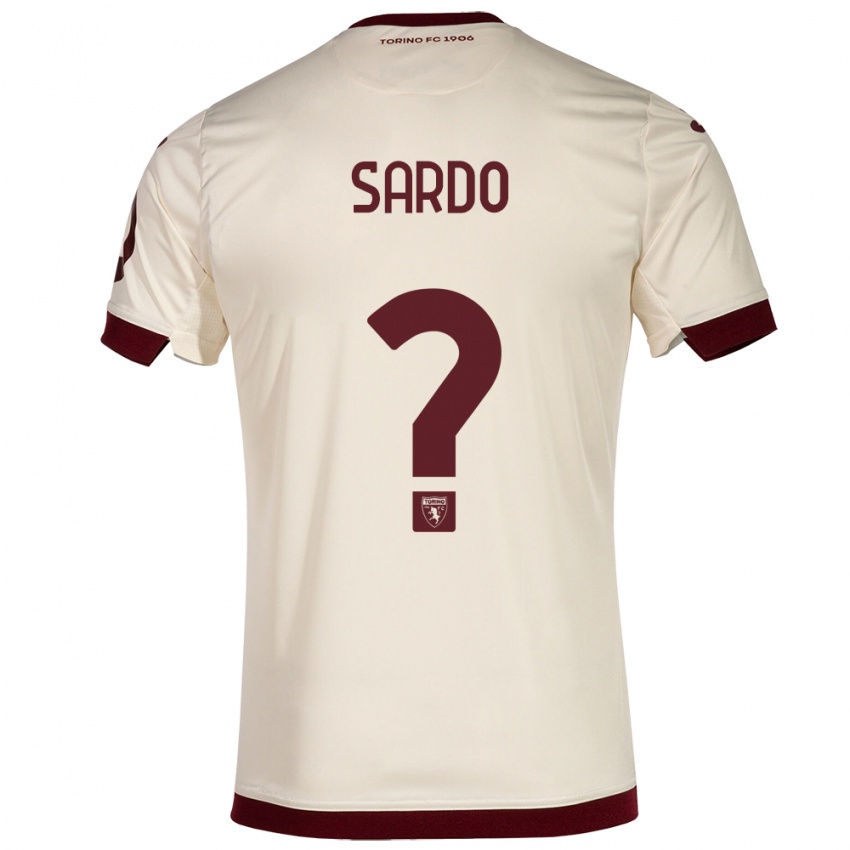 Niño Camiseta Christian Sardo #0 Champán 2ª Equipación 2023/24 La Camisa Argentina