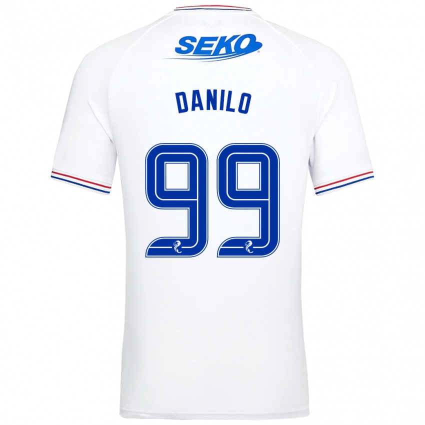 Niño Camiseta Danilo #99 Blanco 2ª Equipación 2023/24 La Camisa Argentina