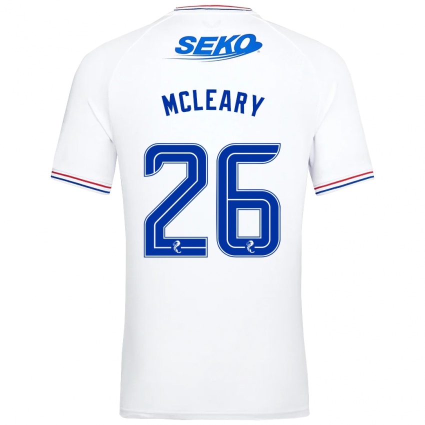 Niño Camiseta Jodi Mcleary #26 Blanco 2ª Equipación 2023/24 La Camisa Argentina