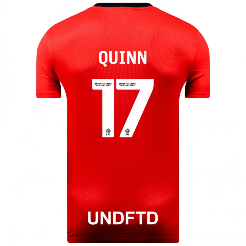 Niño Camiseta Lucy Quinn #17 Rojo 2ª Equipación 2023/24 La Camisa Argentina
