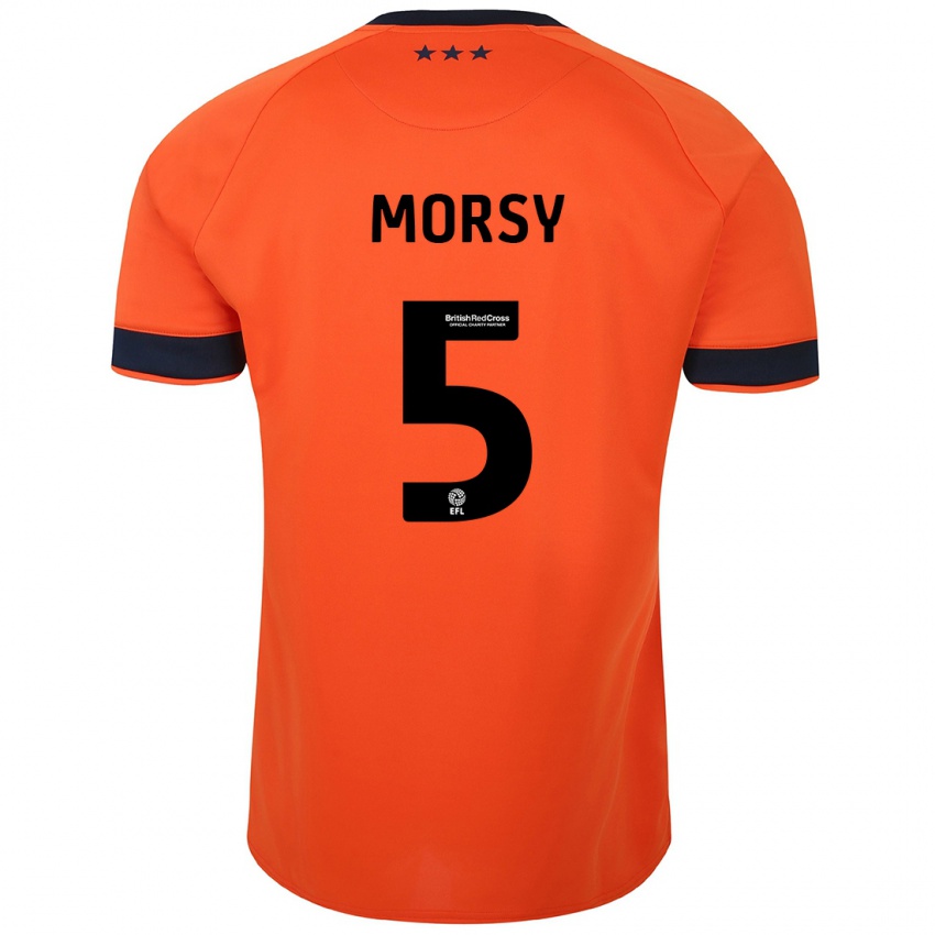 Niño Camiseta Samy Morsy #5 Naranja 2ª Equipación 2023/24 La Camisa Argentina