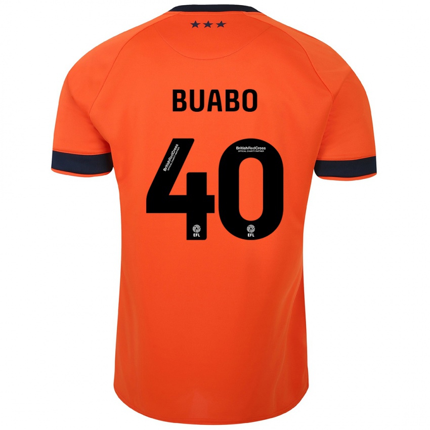 Niño Camiseta Gerard Buabo #40 Naranja 2ª Equipación 2023/24 La Camisa Argentina
