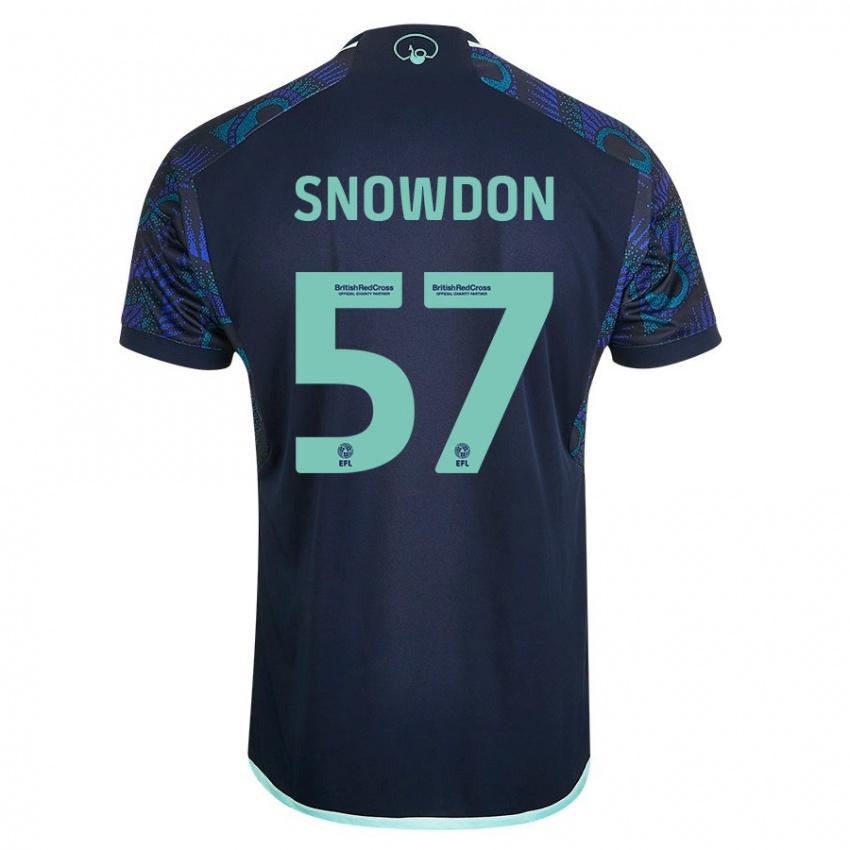 Niño Camiseta Joe Snowdon #57 Azul 2ª Equipación 2023/24 La Camisa Argentina
