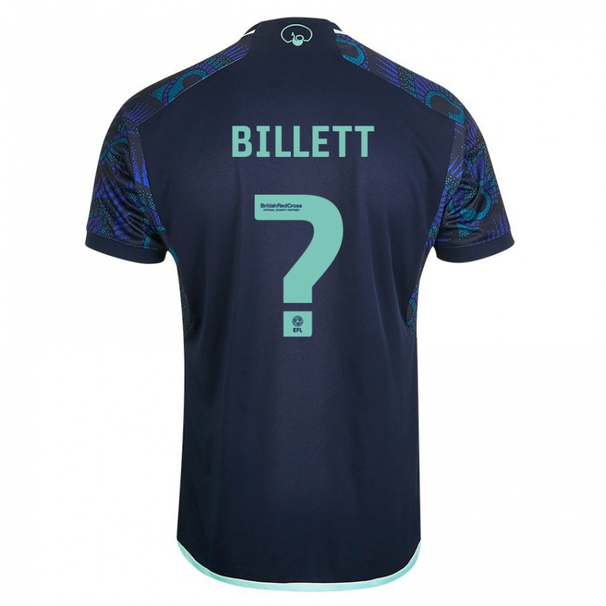 Niño Camiseta Joe Billett #0 Azul 2ª Equipación 2023/24 La Camisa Argentina