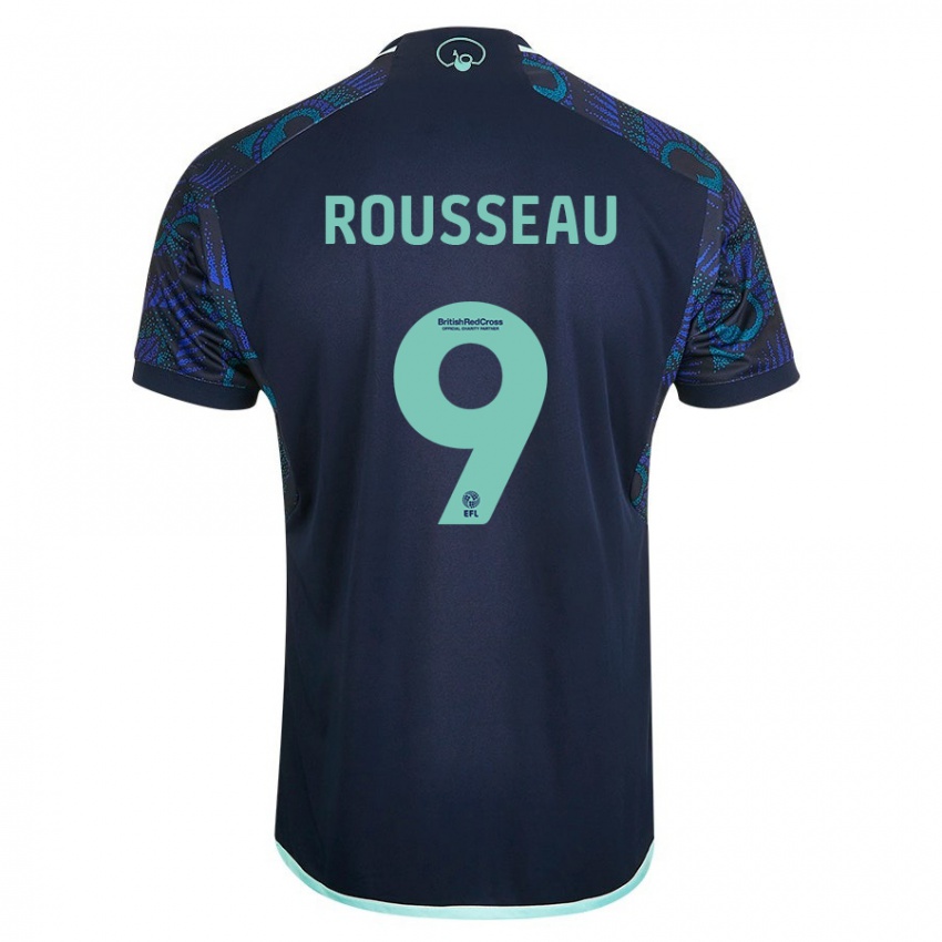Niño Camiseta Jess Rousseau #9 Azul 2ª Equipación 2023/24 La Camisa Argentina