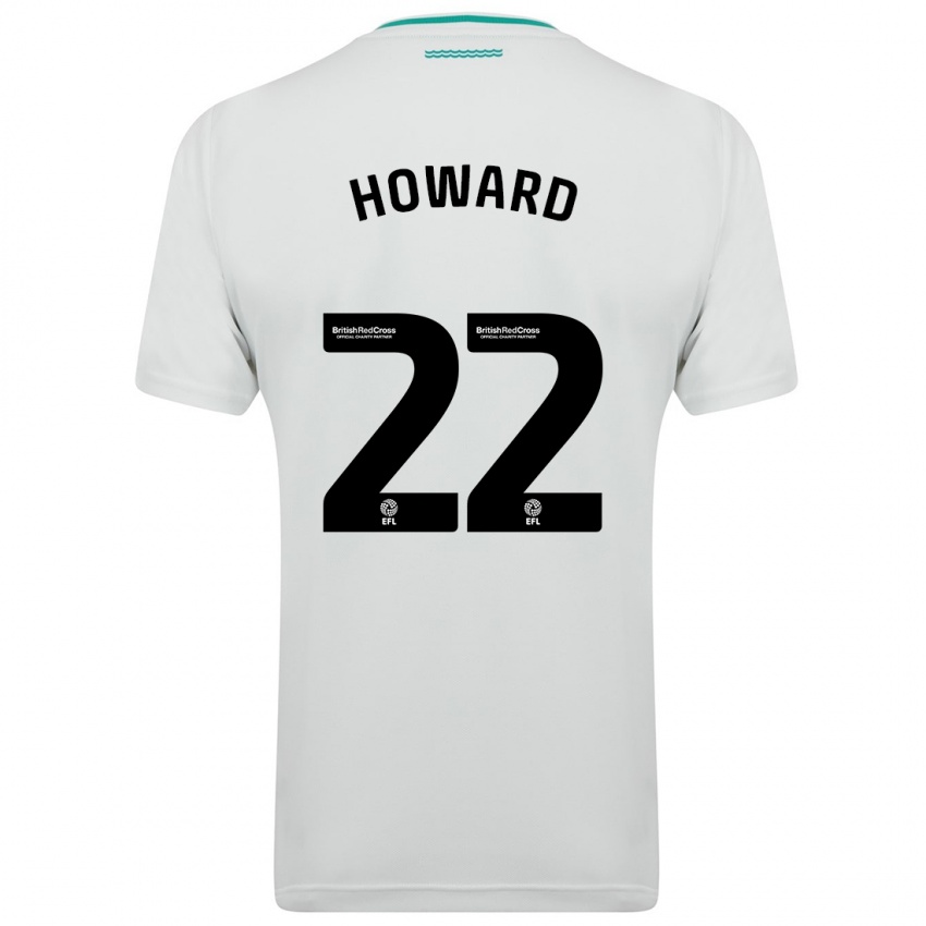 Niño Camiseta Bethany-May Howard #22 Blanco 2ª Equipación 2023/24 La Camisa Argentina