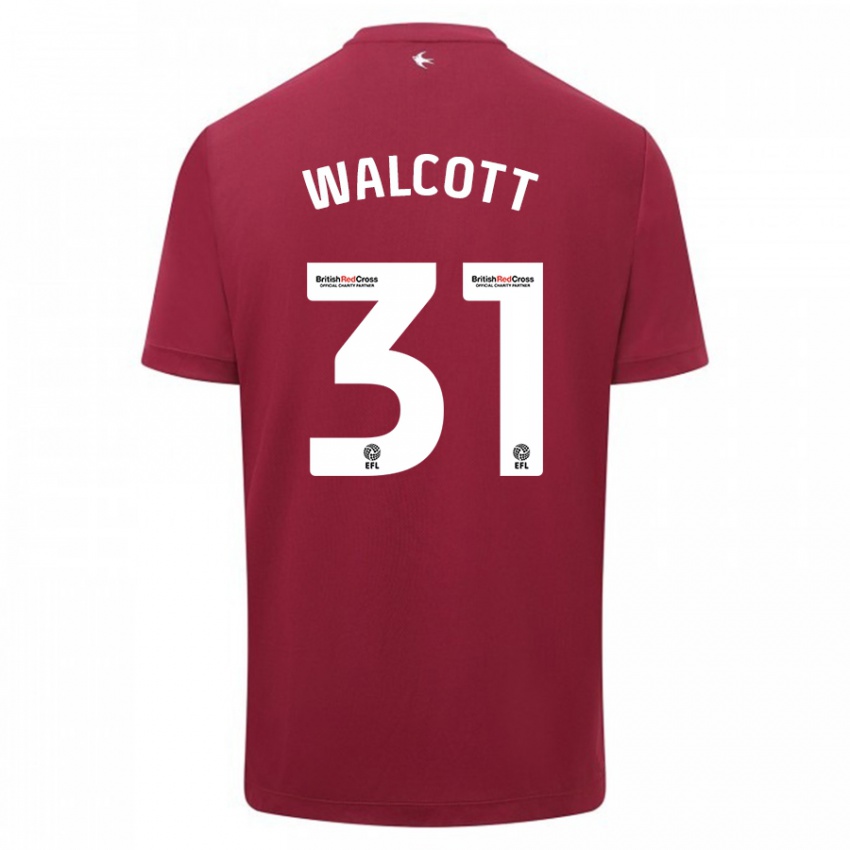 Niño Camiseta Malachi Fagan Walcott #31 Rojo 2ª Equipación 2023/24 La Camisa Argentina