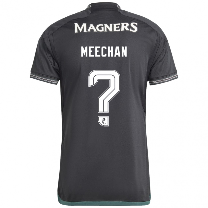 Niño Camiseta Nathan Meechan #0 Negro 2ª Equipación 2023/24 La Camisa Argentina