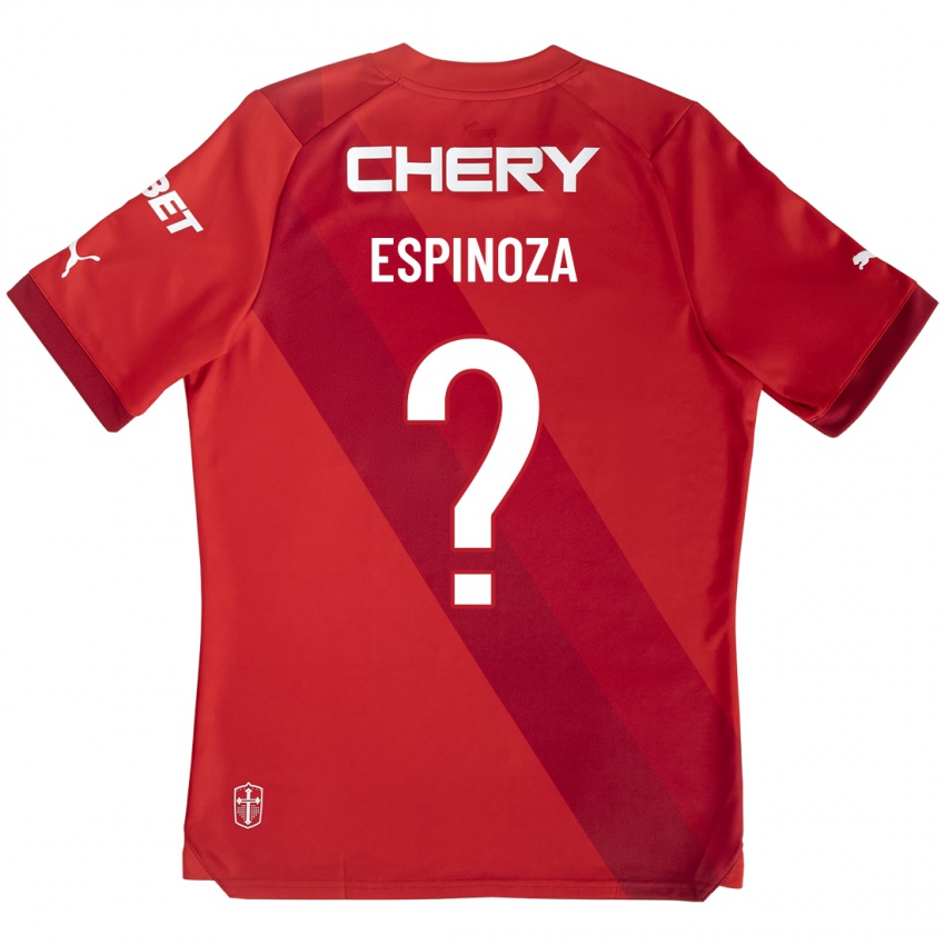 Niño Camiseta Sebastián Espinoza #0 Rojo 2ª Equipación 2023/24 La Camisa Argentina