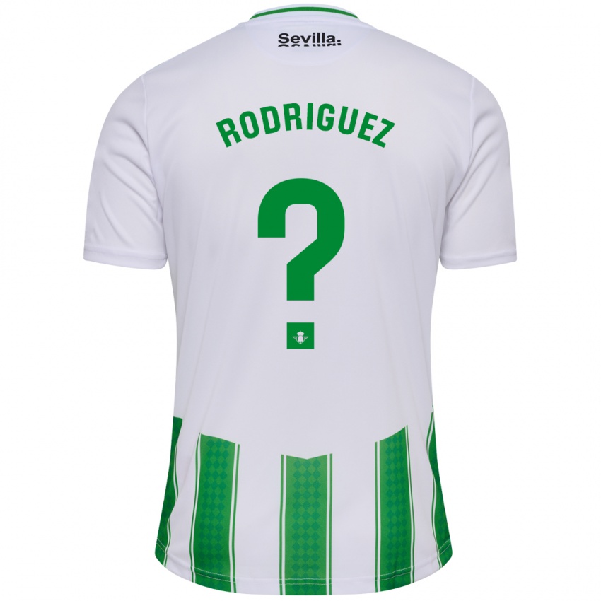 Hombre Camiseta Jesús Rodriguez #0 Blanco 1ª Equipación 2023/24 La Camisa Argentina
