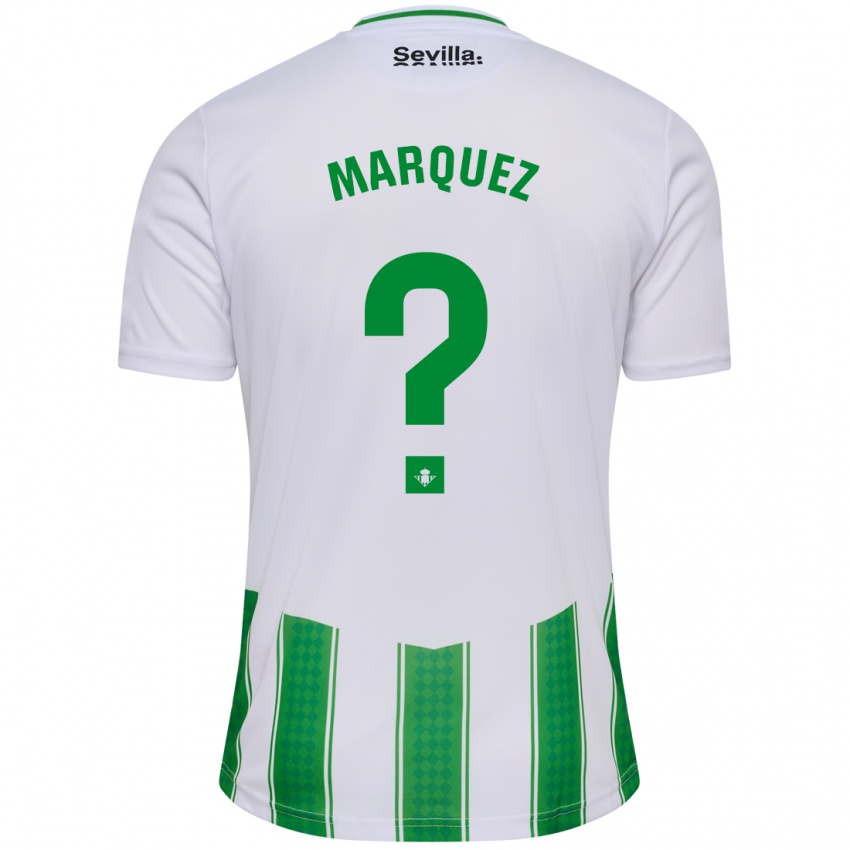 Hombre Camiseta Enrique Márquez #0 Blanco 1ª Equipación 2023/24 La Camisa Argentina