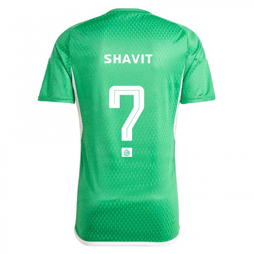 Hombre Camiseta Noam Shavit #0 Blanco Azul 1ª Equipación 2023/24 La Camisa Argentina