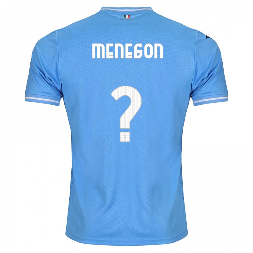 Hombre Camiseta Riccardo Menegon #0 Azul 1ª Equipación 2023/24 La Camisa Argentina