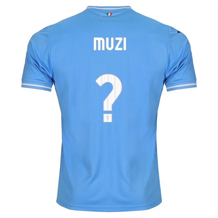 Hombre Camiseta Pietro Muzi #0 Azul 1ª Equipación 2023/24 La Camisa Argentina