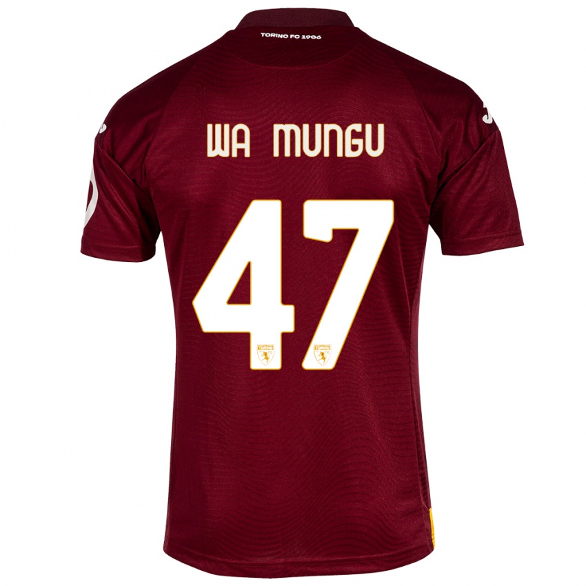 Hombre Camiseta Vimoj Muntu Wa Mungu #47 Rojo Oscuro 1ª Equipación 2023/24 La Camisa Argentina