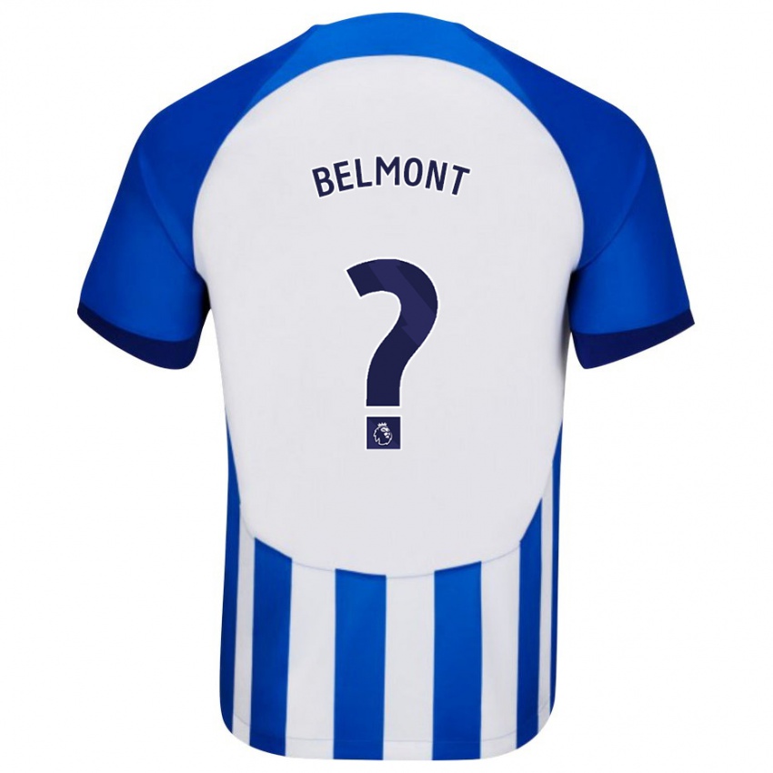 Hombre Camiseta Joe Belmont #0 Azul 1ª Equipación 2023/24 La Camisa Argentina