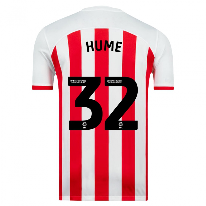 Hombre Camiseta Trai Hume #32 Blanco 1ª Equipación 2023/24 La Camisa Argentina