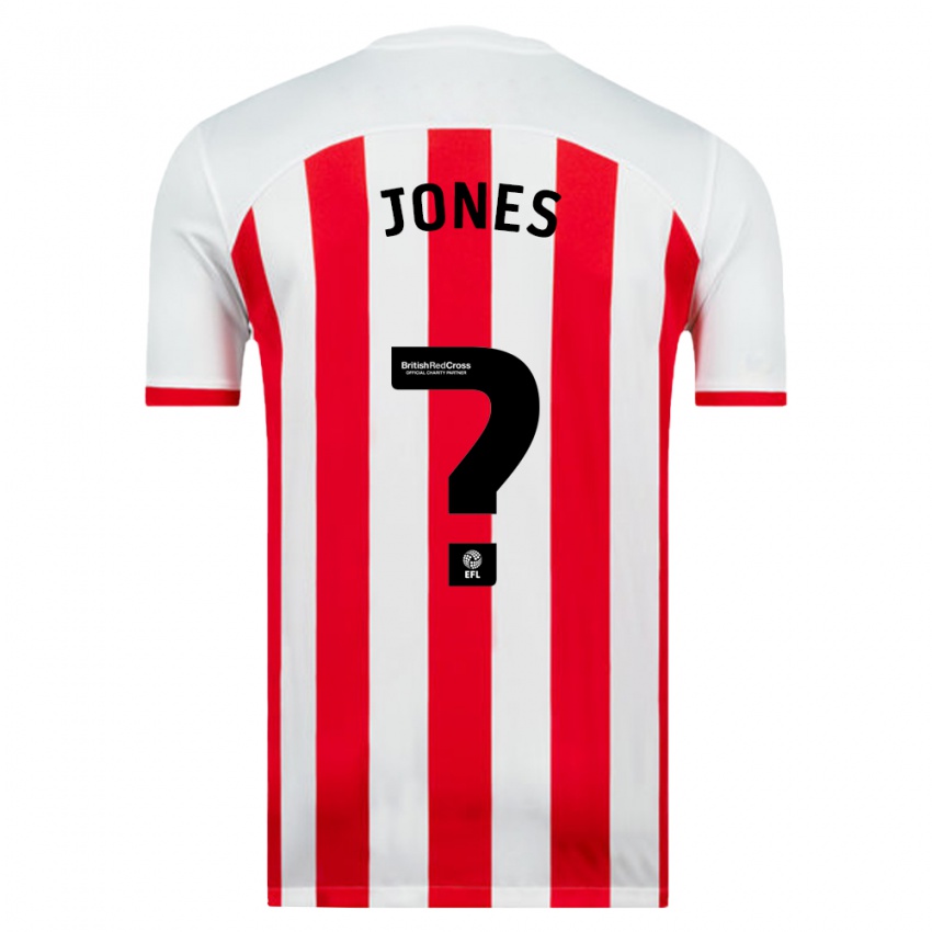 Hombre Camiseta Harrison Jones #0 Blanco 1ª Equipación 2023/24 La Camisa Argentina