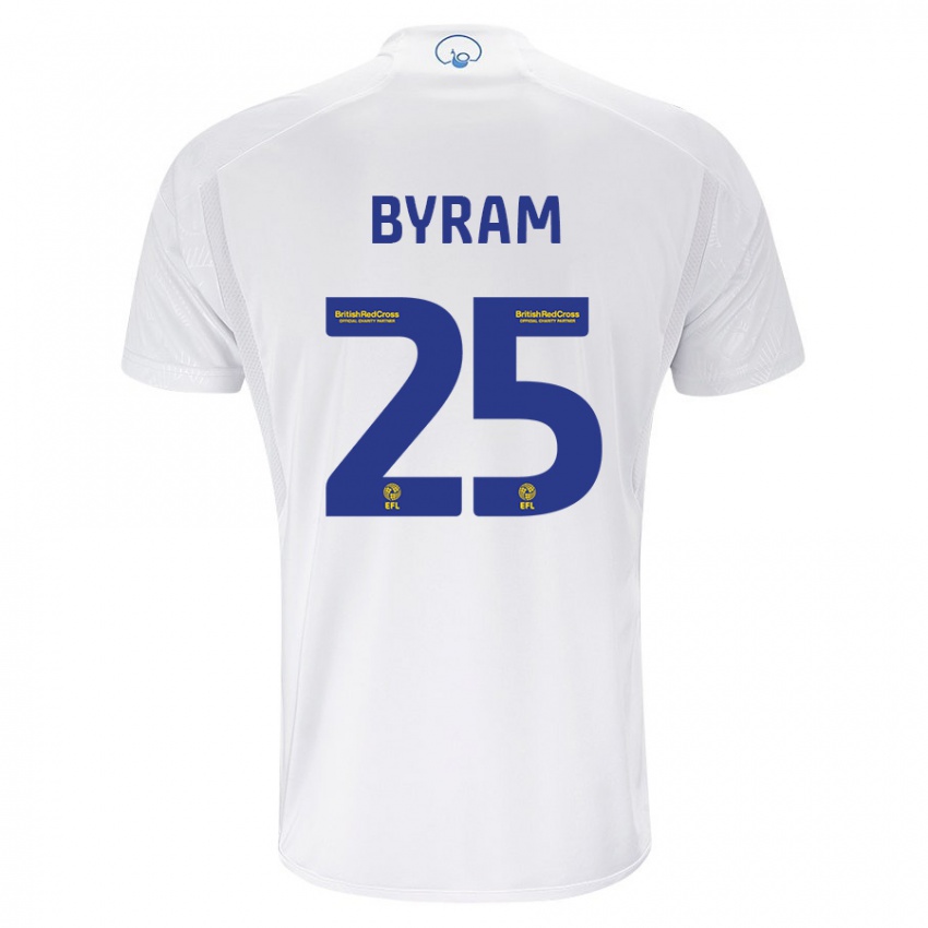 Hombre Camiseta Sam Byram #25 Blanco 1ª Equipación 2023/24 La Camisa Argentina