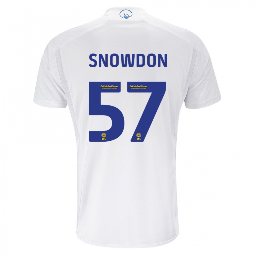 Hombre Camiseta Joe Snowdon #57 Blanco 1ª Equipación 2023/24 La Camisa Argentina