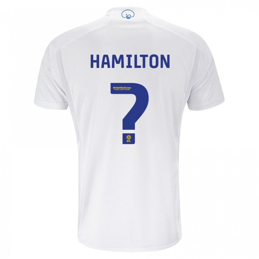 Hombre Camiseta Joshua Hamilton #0 Blanco 1ª Equipación 2023/24 La Camisa Argentina