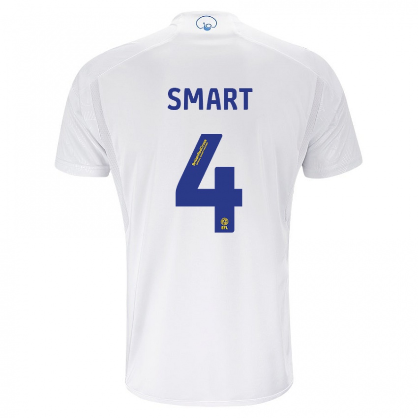Hombre Camiseta Olivia Smart #4 Blanco 1ª Equipación 2023/24 La Camisa Argentina
