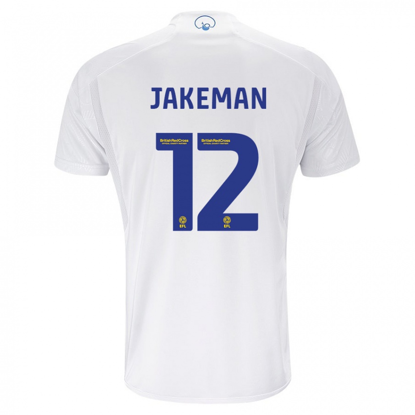 Hombre Camiseta Harriet Jakeman #12 Blanco 1ª Equipación 2023/24 La Camisa Argentina