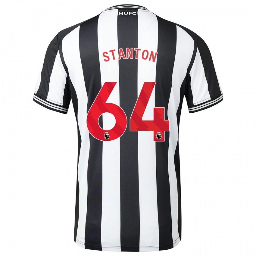Hombre Camiseta Ellis Stanton #64 Blanco Negro 1ª Equipación 2023/24 La Camisa Argentina