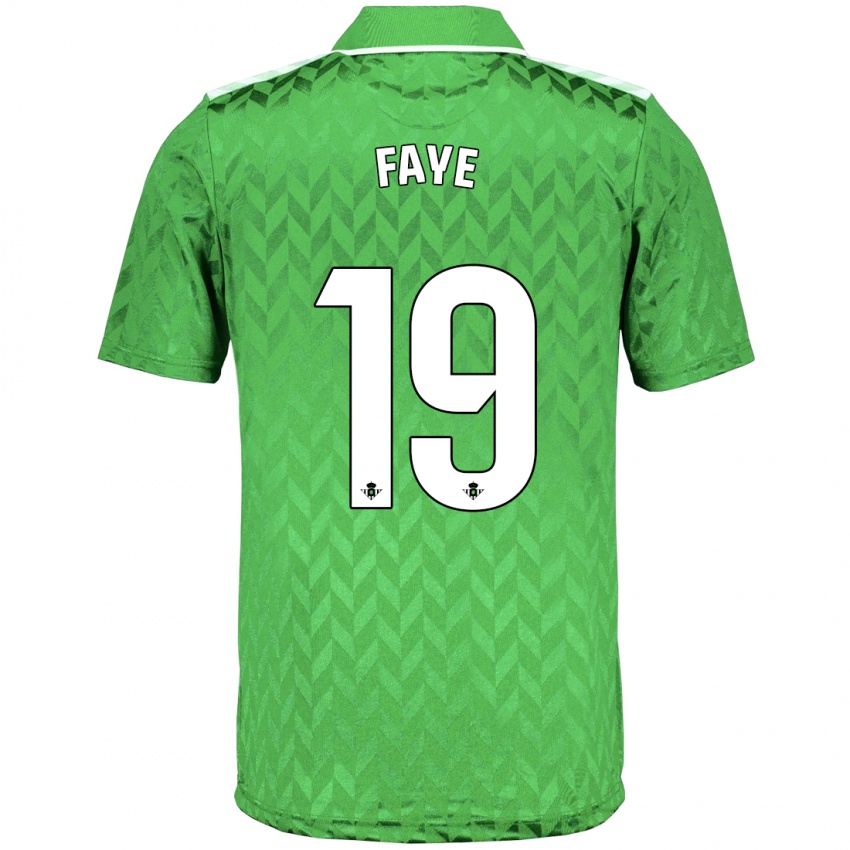 Hombre Camiseta Souleymane Faye #19 Verde 2ª Equipación 2023/24 La Camisa Argentina