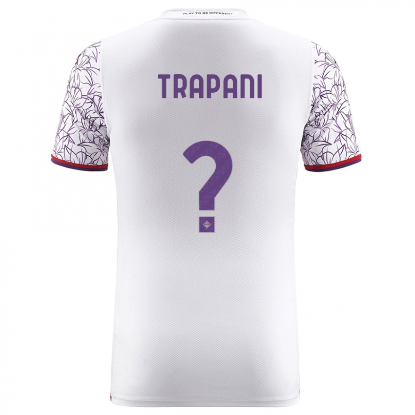Hombre Camiseta Niccolò Trapani #0 Blanco 2ª Equipación 2023/24 La Camisa Argentina