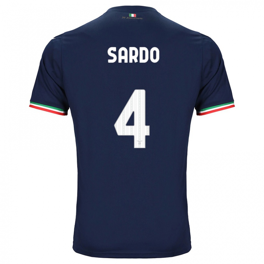 Hombre Camiseta Jacopo Sardo #4 Armada 2ª Equipación 2023/24 La Camisa Argentina