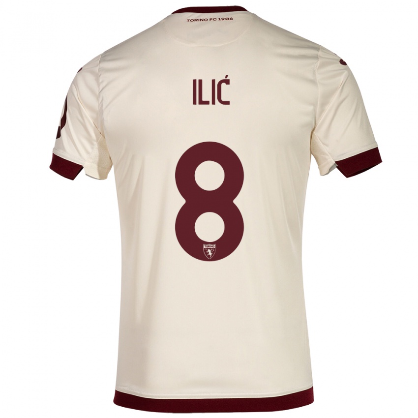 Hombre Camiseta Ivan Ilić #8 Champán 2ª Equipación 2023/24 La Camisa Argentina