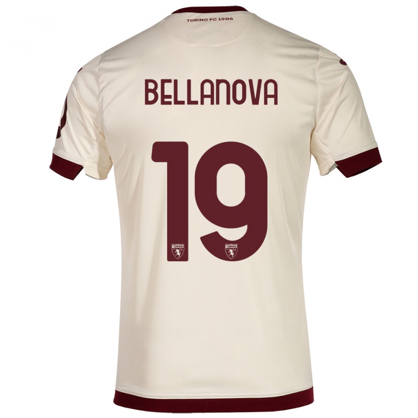 Hombre Camiseta Raoul Bellanova #19 Champán 2ª Equipación 2023/24 La Camisa Argentina