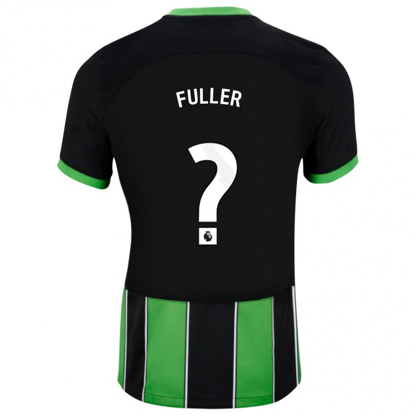 Hombre Camiseta Jaydon Fuller #0 Verde Negro 2ª Equipación 2023/24 La Camisa Argentina