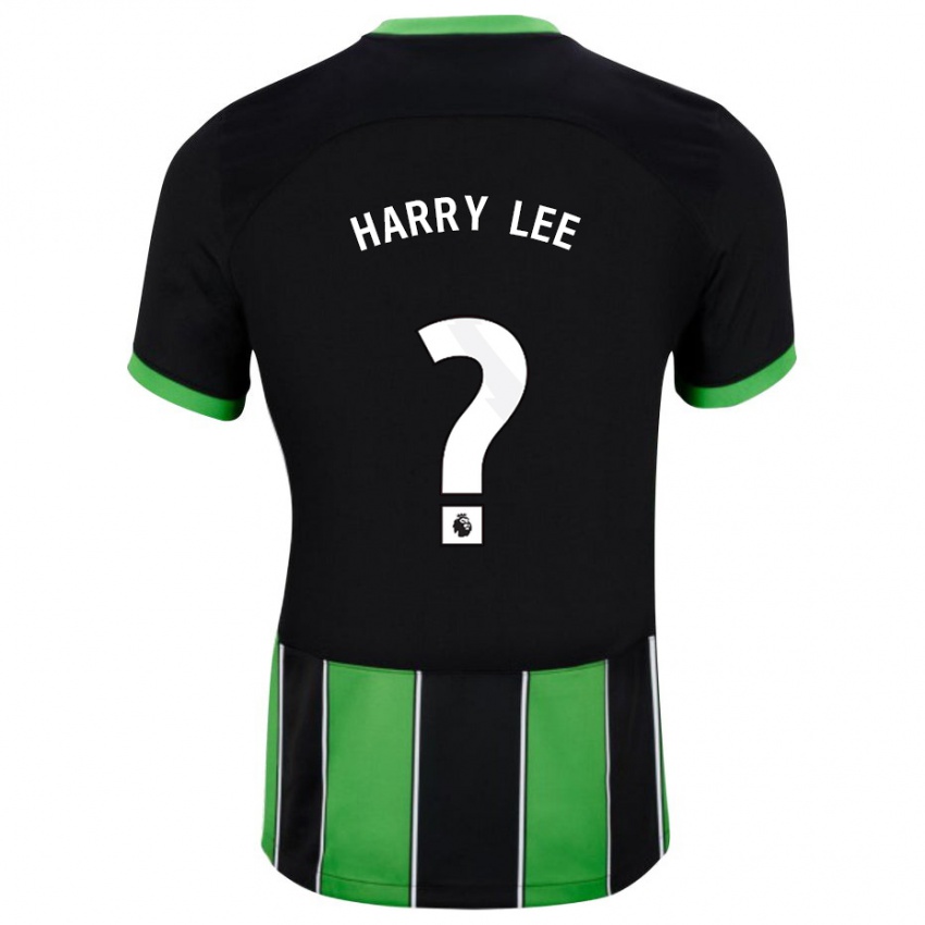 Hombre Camiseta Harry Lee #0 Verde Negro 2ª Equipación 2023/24 La Camisa Argentina