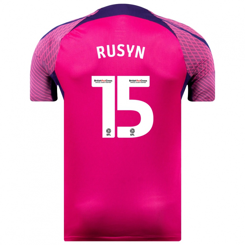 Hombre Camiseta Nazariy Rusyn #15 Morado 2ª Equipación 2023/24 La Camisa Argentina