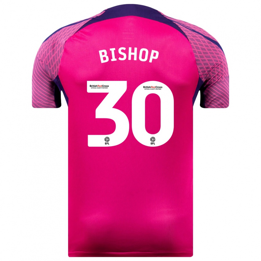 Hombre Camiseta Nathan Bishop #30 Morado 2ª Equipación 2023/24 La Camisa Argentina