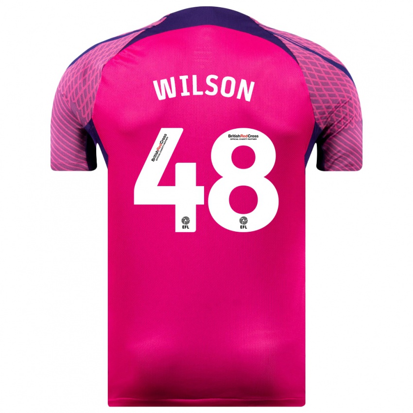 Hombre Camiseta Callum Wilson #48 Morado 2ª Equipación 2023/24 La Camisa Argentina