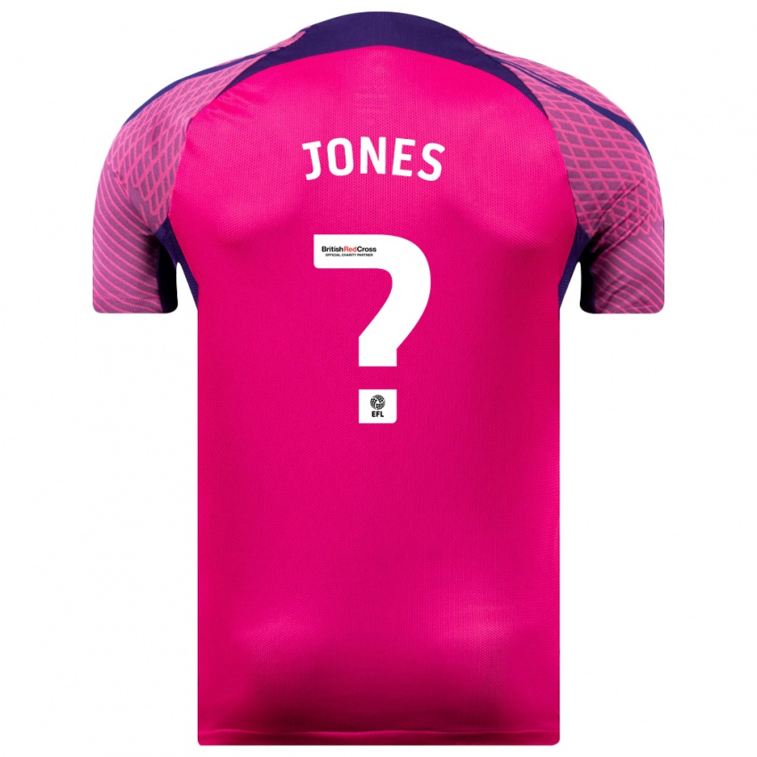 Hombre Camiseta Harrison Jones #0 Morado 2ª Equipación 2023/24 La Camisa Argentina