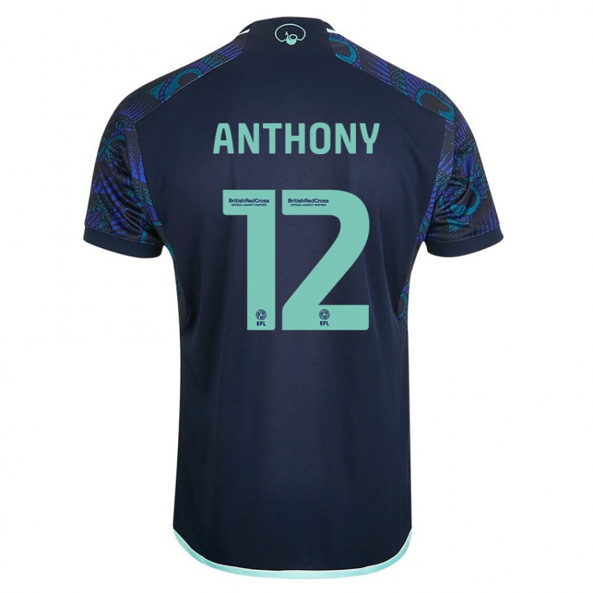Hombre Camiseta Jaidon Anthony #12 Azul 2ª Equipación 2023/24 La Camisa Argentina