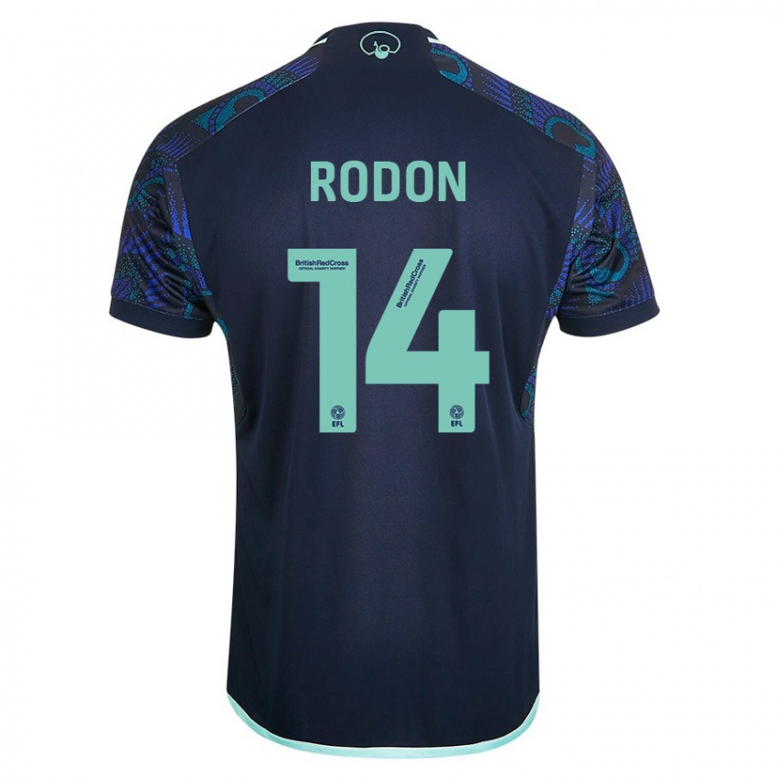 Hombre Camiseta Joe Rodon #14 Azul 2ª Equipación 2023/24 La Camisa Argentina