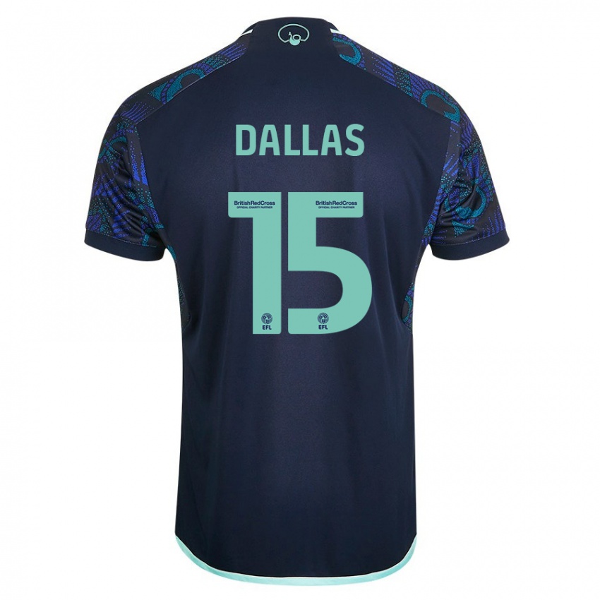 Hombre Camiseta Stuart Dallas #15 Azul 2ª Equipación 2023/24 La Camisa Argentina