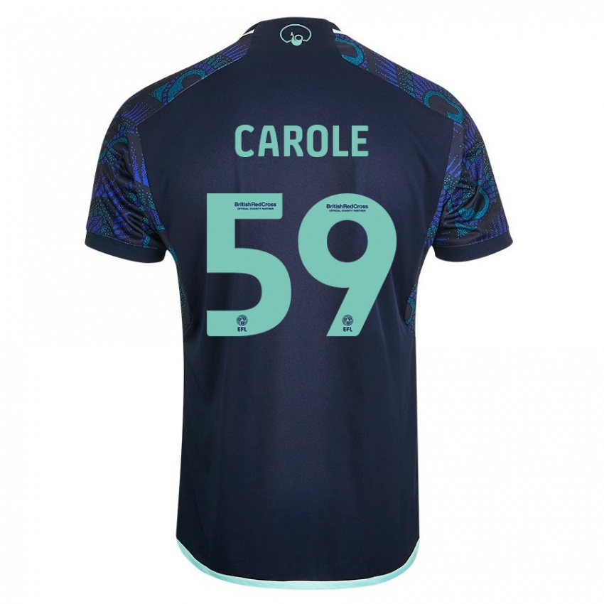 Hombre Camiseta Keenan Carole #59 Azul 2ª Equipación 2023/24 La Camisa Argentina