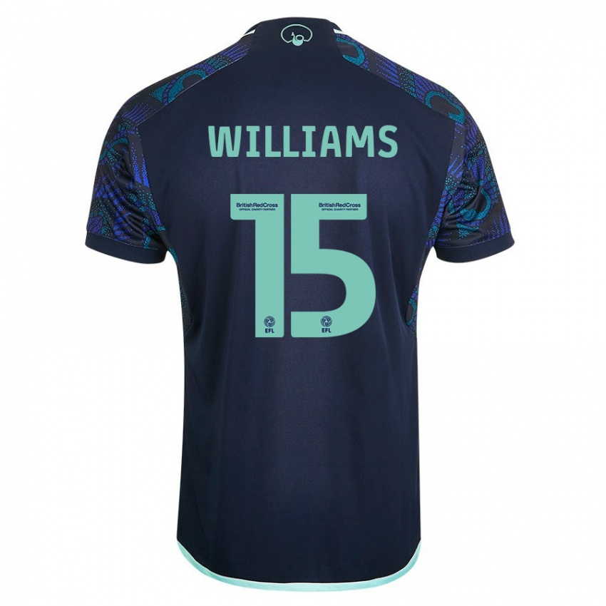 Hombre Camiseta Paige Williams #15 Azul 2ª Equipación 2023/24 La Camisa Argentina