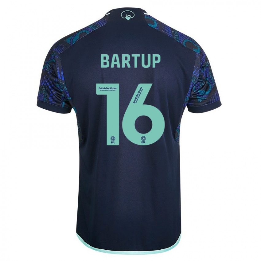 Hombre Camiseta Laura Bartup #16 Azul 2ª Equipación 2023/24 La Camisa Argentina
