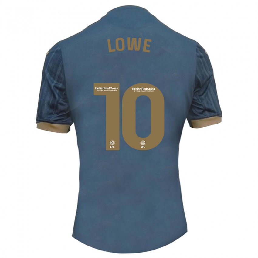 Hombre Camiseta Jamal Lowe #10 Verde Azulado Oscuro 2ª Equipación 2023/24 La Camisa Argentina