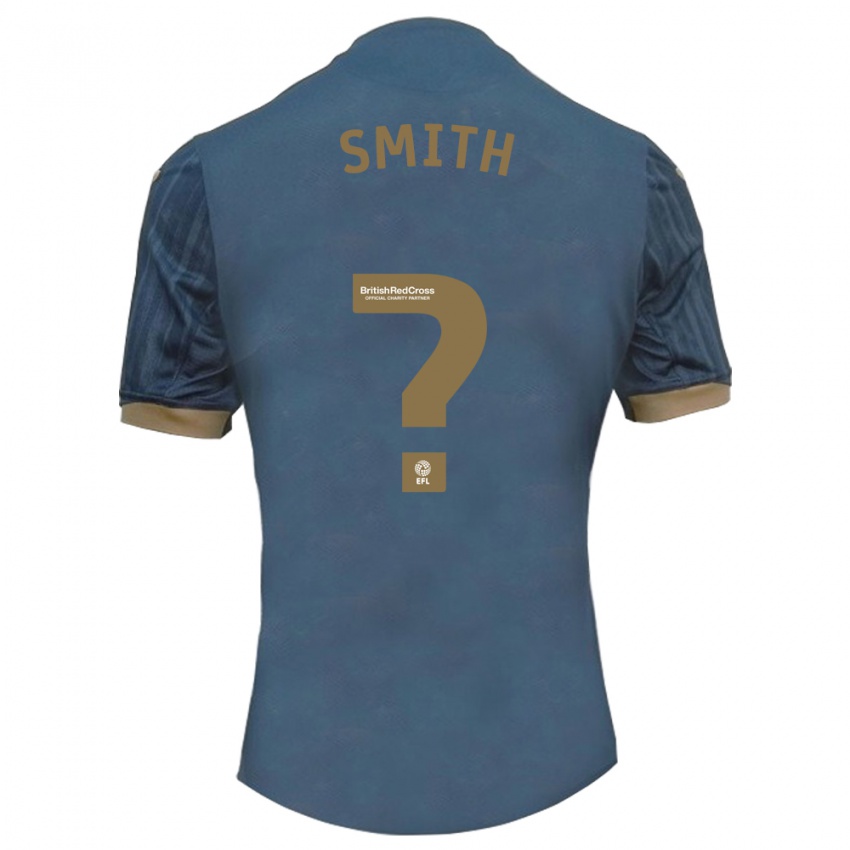 Hombre Camiseta Liam Smith #0 Verde Azulado Oscuro 2ª Equipación 2023/24 La Camisa Argentina
