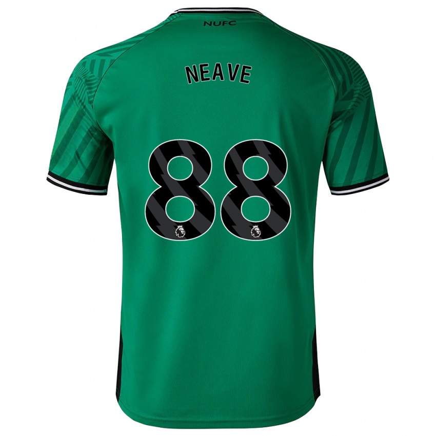 Hombre Camiseta Sean Neave #88 Verde 2ª Equipación 2023/24 La Camisa Argentina